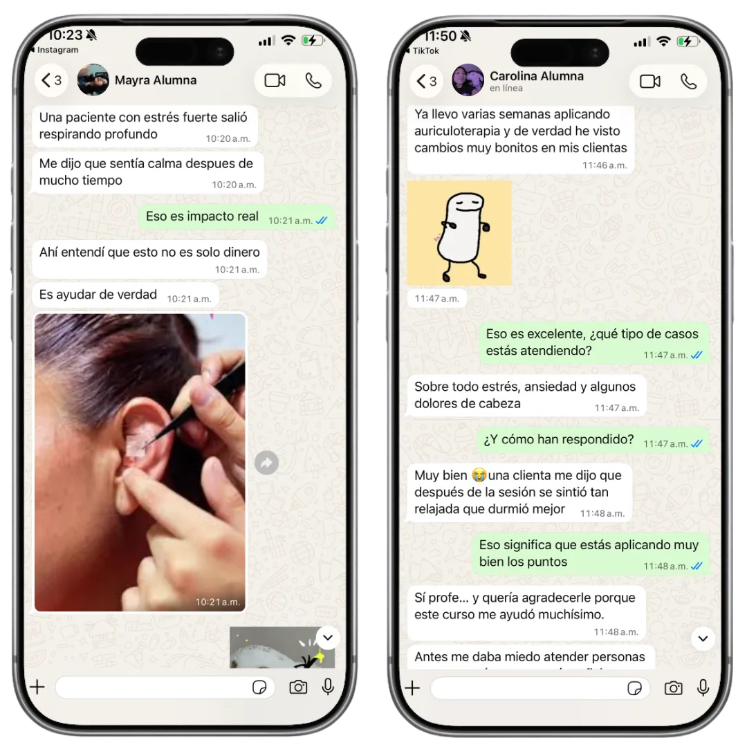 Testimonios de alumnos